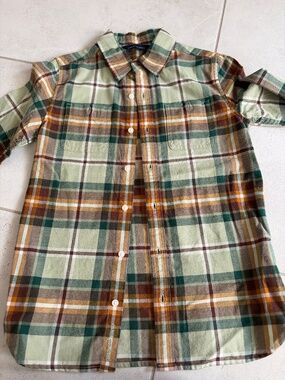 Janie and Jack Boys Flannel Shirt size 10